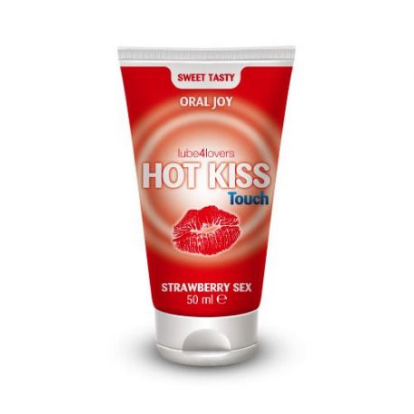 Lubrificante commestibile lick-it hot kiss touch strawberry gel 50ml