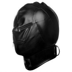 Maschera con zip bondage hood