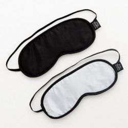 50 sfumature di grigio - set coppia di mascherine no peeking soft blindfold twin pack