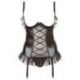 Corsetto similpelle basque TAGLIA 3XL