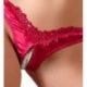 Slip g-string con perle red TAGLIA XL