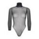 Body a maglie turtleneck fishnet teddy TAGLIA UNICA