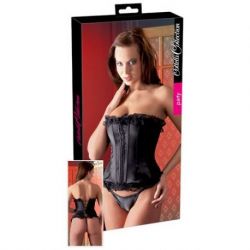 Corsetto satin black TAGLIA XL