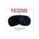 Mascherina nera fetish satin black