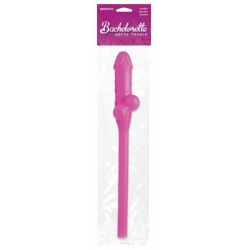 Cannuccia bachelorette jumbo sucking straw pink