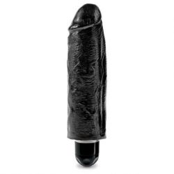Vibratore realistico king cock 6 vibrating stiffy black