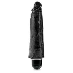 Vibratore realistico king cock 8 Vibrating Stiffy (nero)