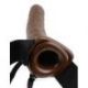 Vibratore strap-on cavo fetish fantasy series 8 vibrating hollow strap-on