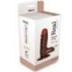 Vibratore realistico real rapture brown 6