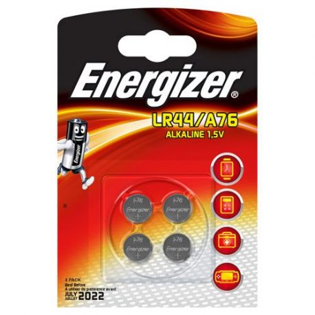 4 batterie lr44 energizer 1.5v