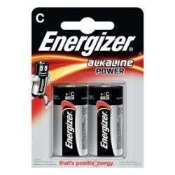 2 batterie c energizer 1.5v