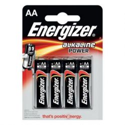 4 batterie alcaline aa energizer 1.5v