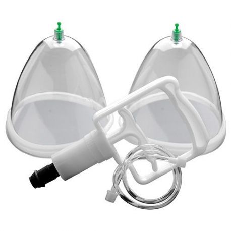 Stimolatore seno breast cupping system