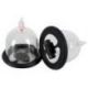 Stimolatori seno a pompa vibranti bad kitty vibrating nipple cups