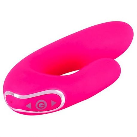 Vibratore con stimolatore clitorideo javida