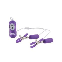 Stimolacapezzoli vibrante fetish fantasy series 10-function Vibrating Nipple Clamps