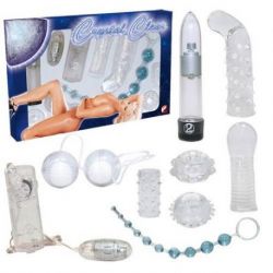Kit sex toy trasparenti crystal clear