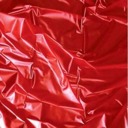 Telo copriletto in latex sexmax wetgames 180x260 cm red