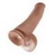 Fallo realistico king cock 15 cock with balls tan