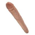 Fallo realistico doppio king cock 16 thick double dildo tan