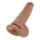 Fallo realistico king cock 11 cock with balls tan