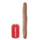 Doppio fallo realistico king cock 12 slim double dildo tan