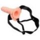 Fallo strap on cavo real rapture 8 flesh with balls