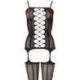 Catsuit a rete con calze TAGLIA M-L