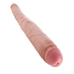 Fallo realistico doppio king cock 16 tapered double dildo flesh